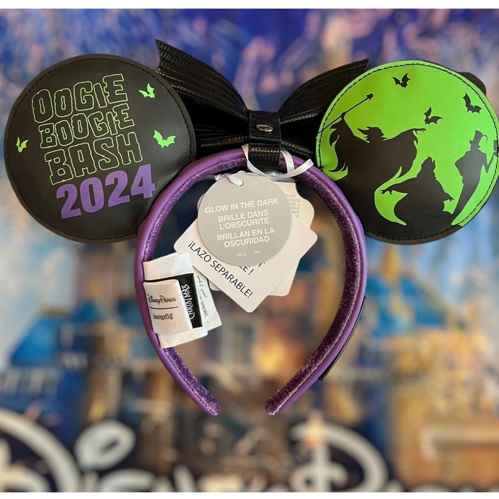 2024 Disney Parks EXCLUSIVE Oogie Boogie Bash Loungefly Ears Headband Disneyland - Picture 12 of 15